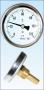 Термометр биметаллический с осевым штуцером